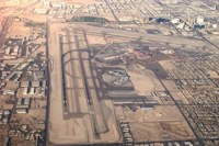 Aerial View of McCarran Airport Satellite C Apron