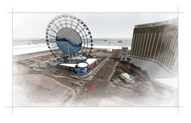 Skyvue Las Vegas Super Wheel Artist Rendering